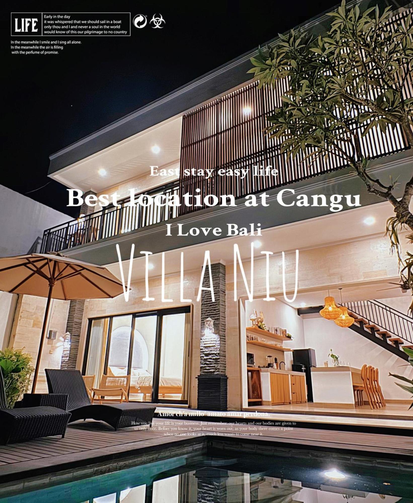 Villa Niu Center Canggu - Fattylion Exterior photo